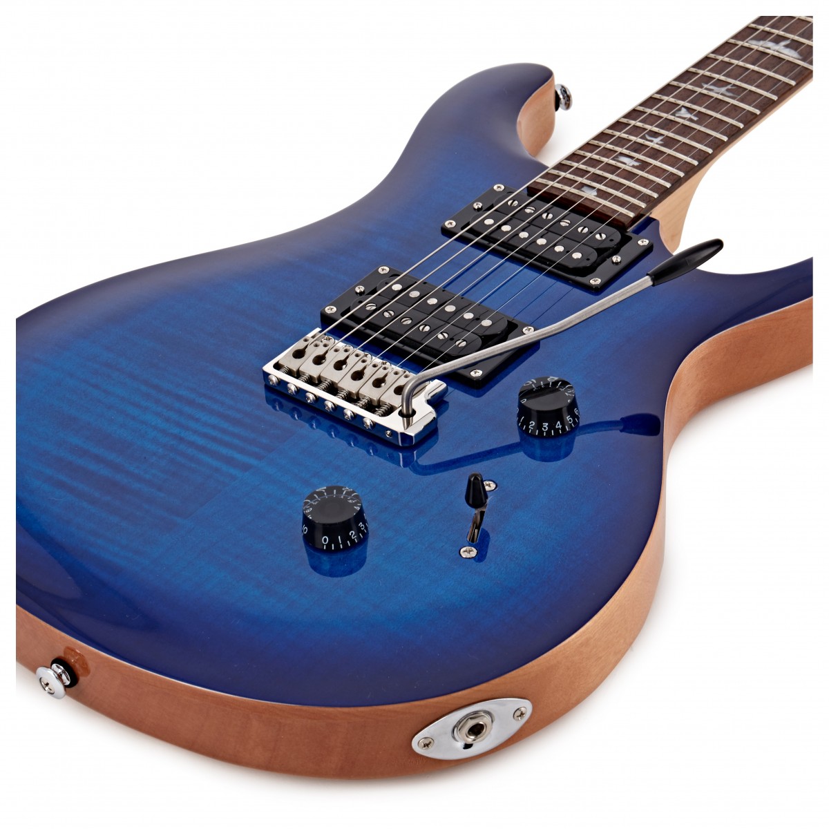Prs Se Custom 24 2023 Lh Gaucher 2h Trem Rw - Faded Blue - Guitarra eléctrica de doble corte. - Variation 2