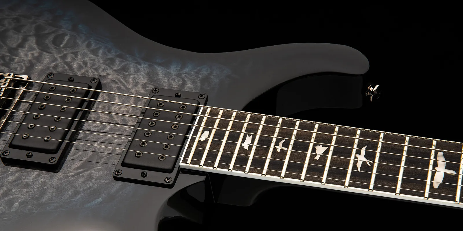 Prs Se Mark Holcomb 2023 Signature 2h Ht Eb - Holcomb Blue Burst - Guitarra eléctrica de doble corte. - Variation 3