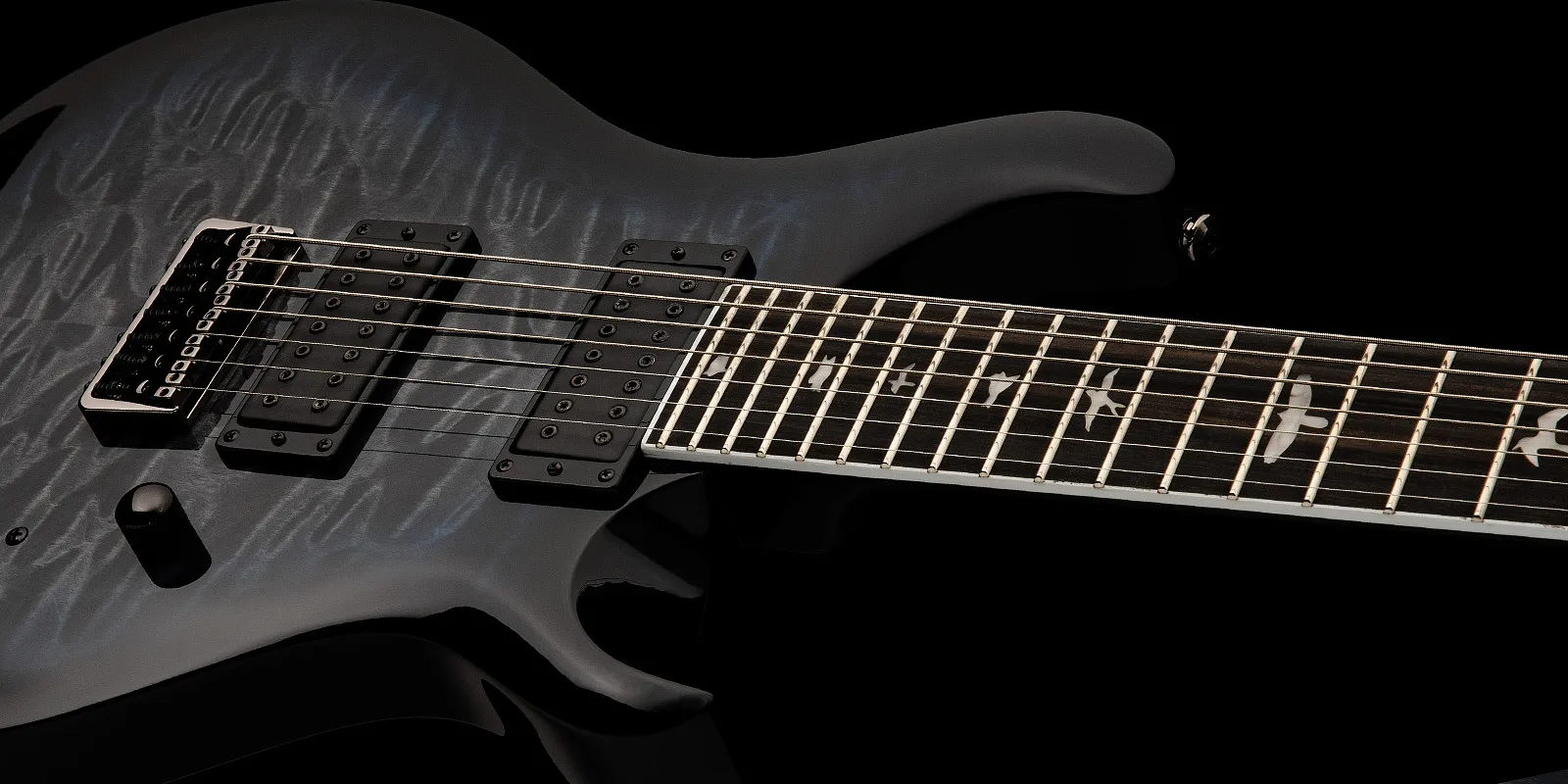 Prs Se Mark Holcomb Svn 2023 Signature 7c 2h Ht Eb - Holcomb Blue Burst - 7-snarige elektrische gitaar - Variation 4