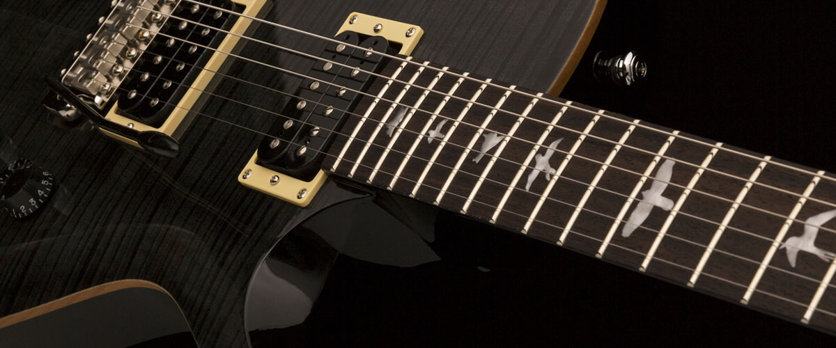 Prs Se Mark Tremonti 2021 Signature Hh Trem Rw +housse - Charcoal Burst - Enkel gesneden elektrische gitaar - Variation 1