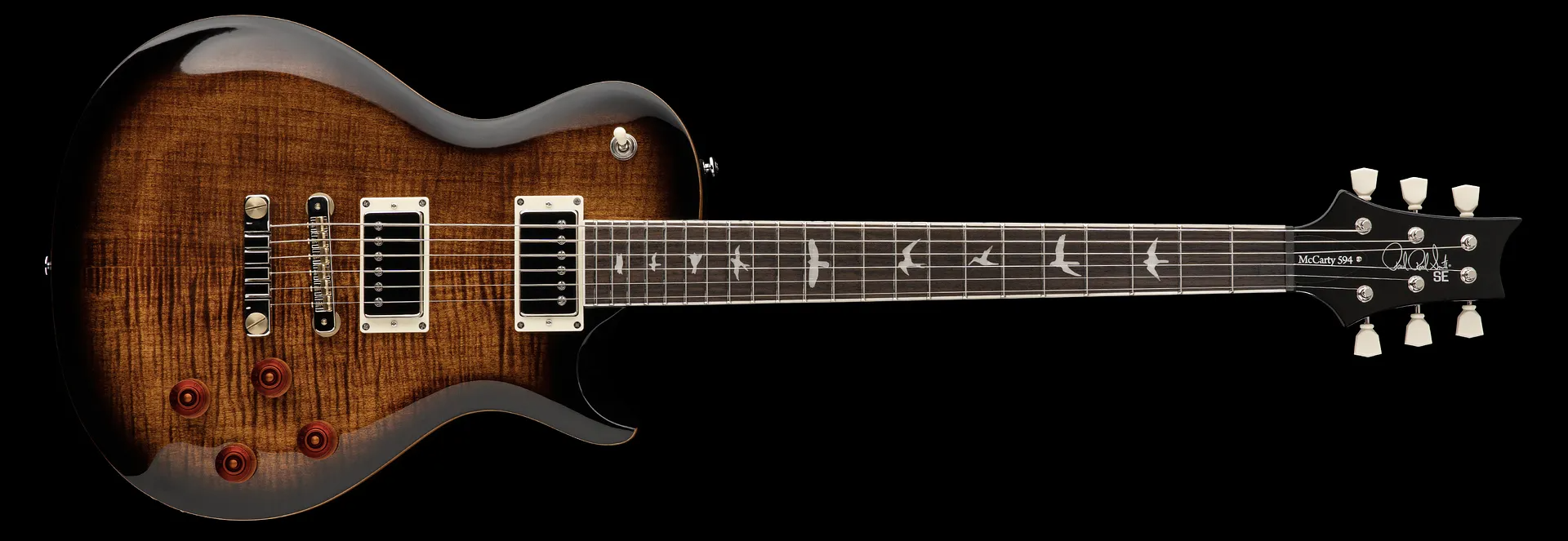 Prs Se Mccarty 594 Singlecut 2h Ht Rw - Black Gold Burst - Enkel gesneden elektrische gitaar - Variation 2