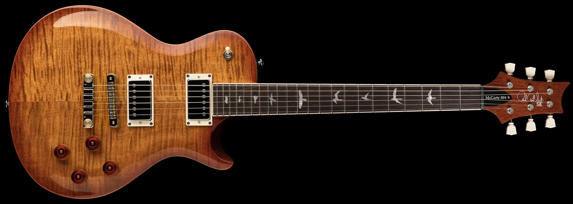 Prs Se Mccarty 594 Singlecut 2h Ht Rw - Vintage Sunburst - Enkel gesneden elektrische gitaar - Variation 2