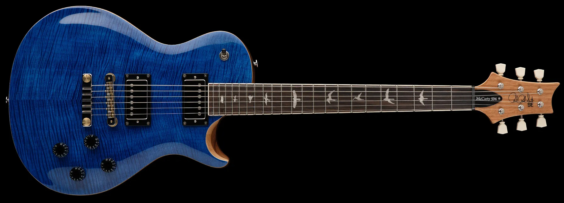Prs Se Mccarty 594 Singlecut 2h Ht Rw - Faded Blue - Enkel gesneden elektrische gitaar - Variation 2