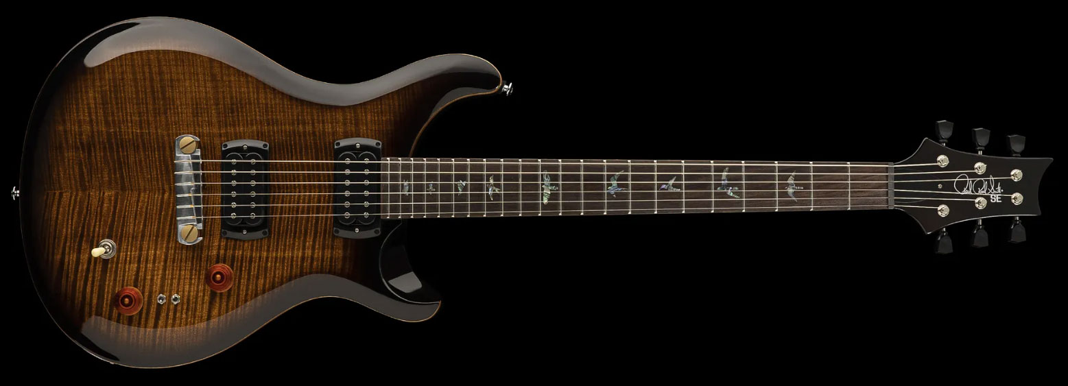 Prs Se Paul's Guitar 2h Ht Rw - Black Gold Burst - Guitarra eléctrica de doble corte. - Variation 2