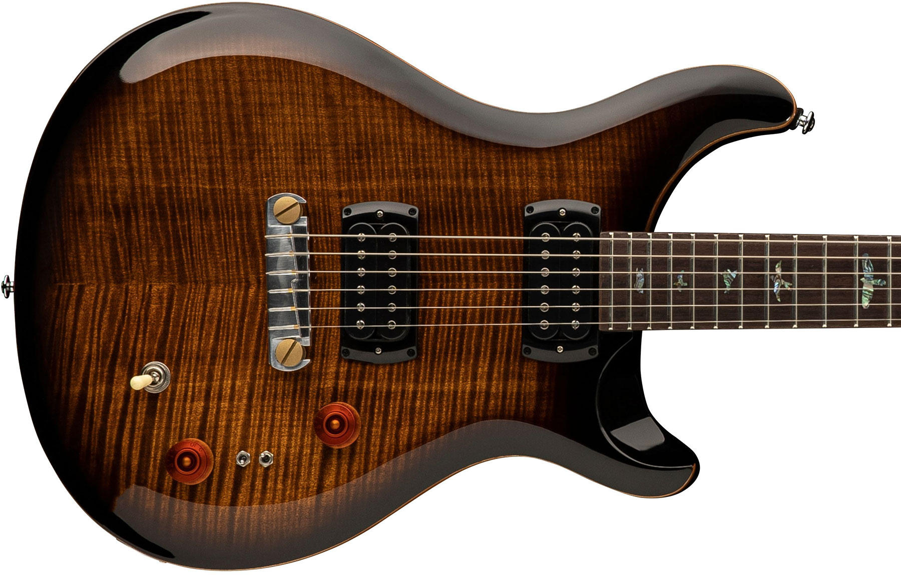 Prs Se Paul's Guitar 2h Ht Rw - Black Gold Burst - Guitarra eléctrica de doble corte. - Variation 3