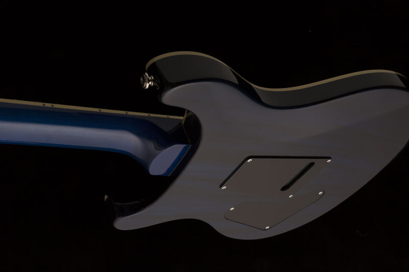 Prs Se Standard 24 Trans Blue - Guitarra eléctrica de doble corte. - Variation 2