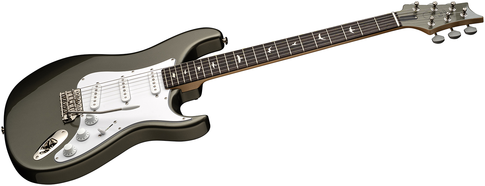 Prs Silver Sky Defender Se Ltd Signature 3s Trem Rw - Woolstone Green - Elektrische gitaar in Strat vorm - Variation 2