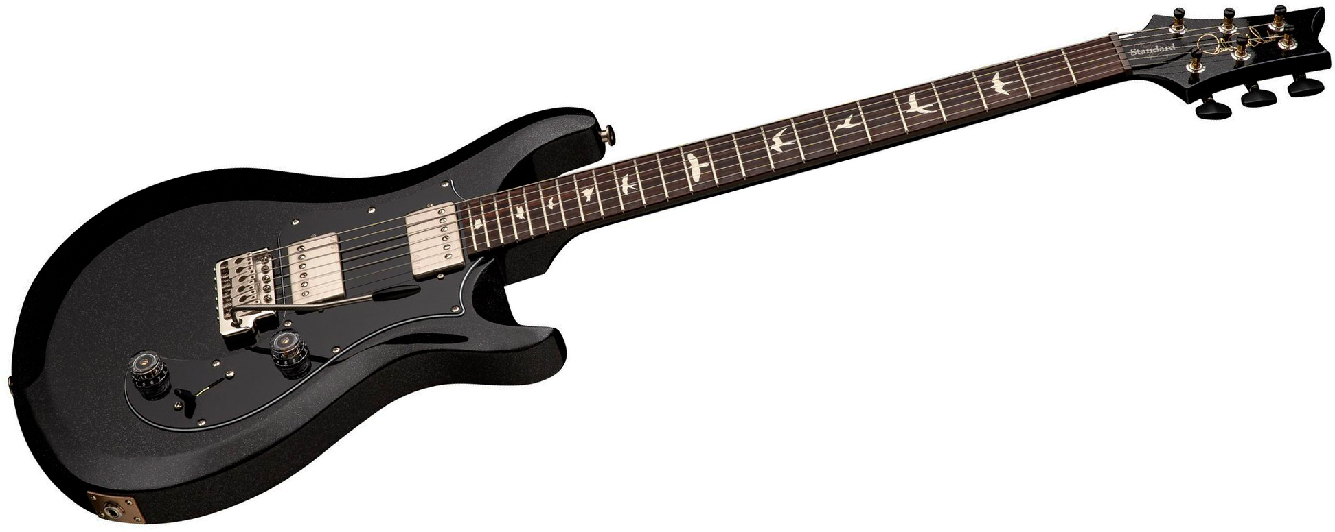 Prs Standard 24 S2 Usa 2h Trem Rw - Black Rainbow Holoflake - Double cut gitaar - Variation 2