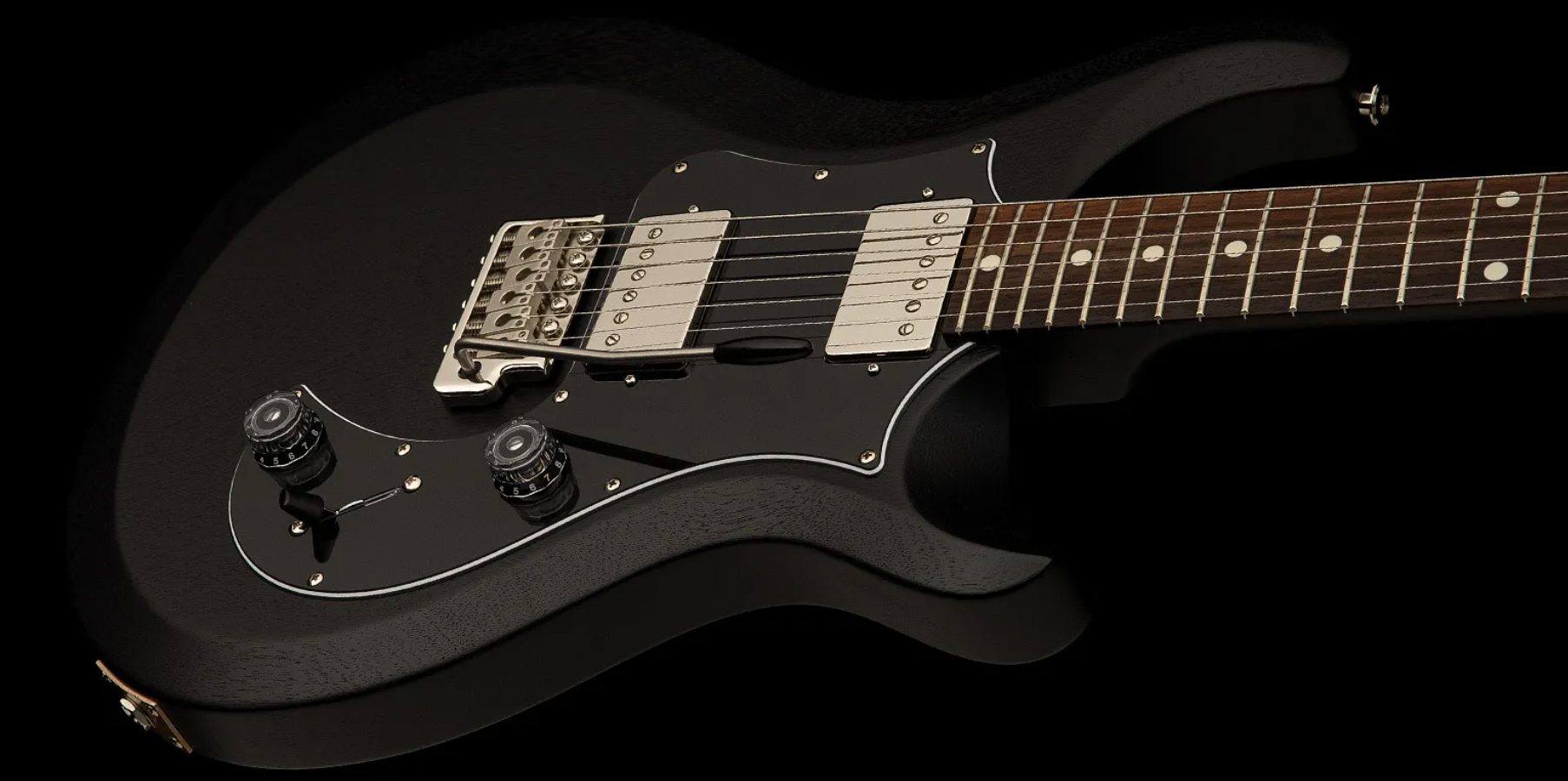 Prs Standard 24 Satin S2 Usa 2h 58/15 Lt-s Trem Rw - Charcoal - Guitarra eléctrica de doble corte. - Variation 1