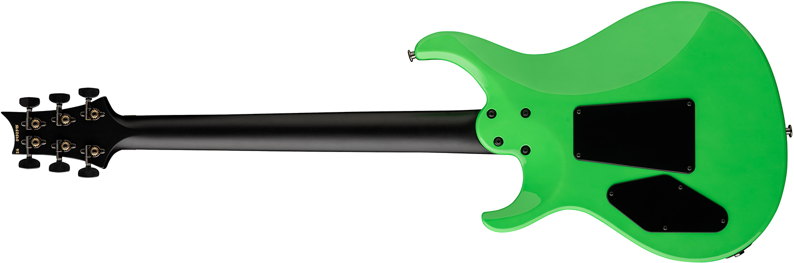Prs Tekton Floyd Usa 2h Fr Eb - Neon Green - Double cut gitaar - Variation 1