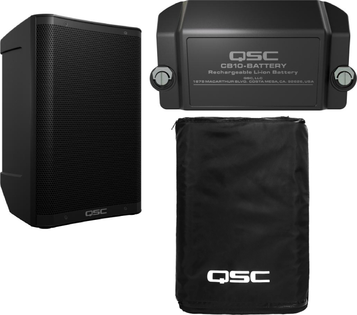 Qsc Cb10  + Housse + Batterie - Mobiele PA- systeem - Main picture
