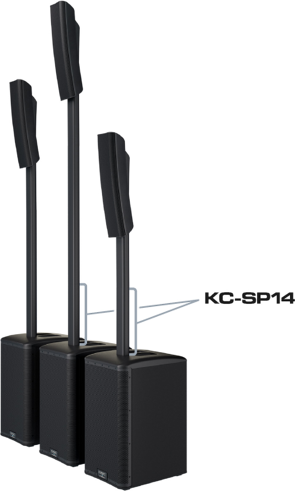 Qsc Mat D'extension Pour Kc12 - Noir - Luidsprekerstandaard - Variation 1