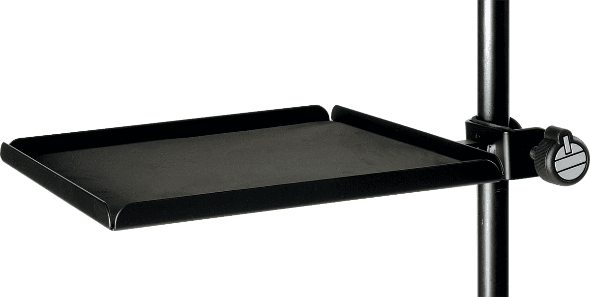 Quiklok Plateau Avec Clamp Pour Stand Micro & Pupitre - Noir - Rackkast / Rackpaneel / Racklade - Main picture