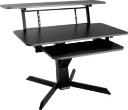Three-level studio furniture - black