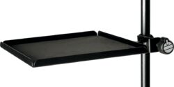 Rackkast / rackpaneel / racklade  Quiklok Tray with clamp for microphone stand and music stand - black