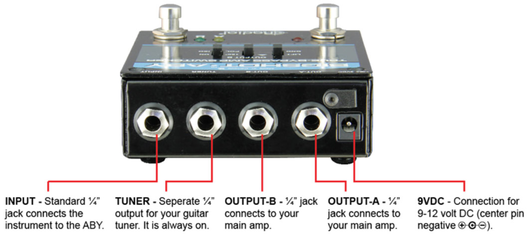 Radial Tonebone Bigshot Aby True-bypass Amp Switcher V2 - Voetschakelaar & anderen - Variation 1