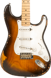 Elektrische gitaar in str-vorm Rebelrelic S-Series 54 #230103 - Medium aged 2-tone sunburst