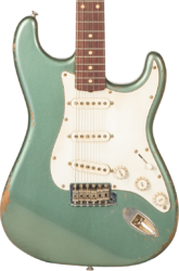Elektrische gitaar in str-vorm Rebelrelic S-series 62 #230203 - Light aged sherwood forest green