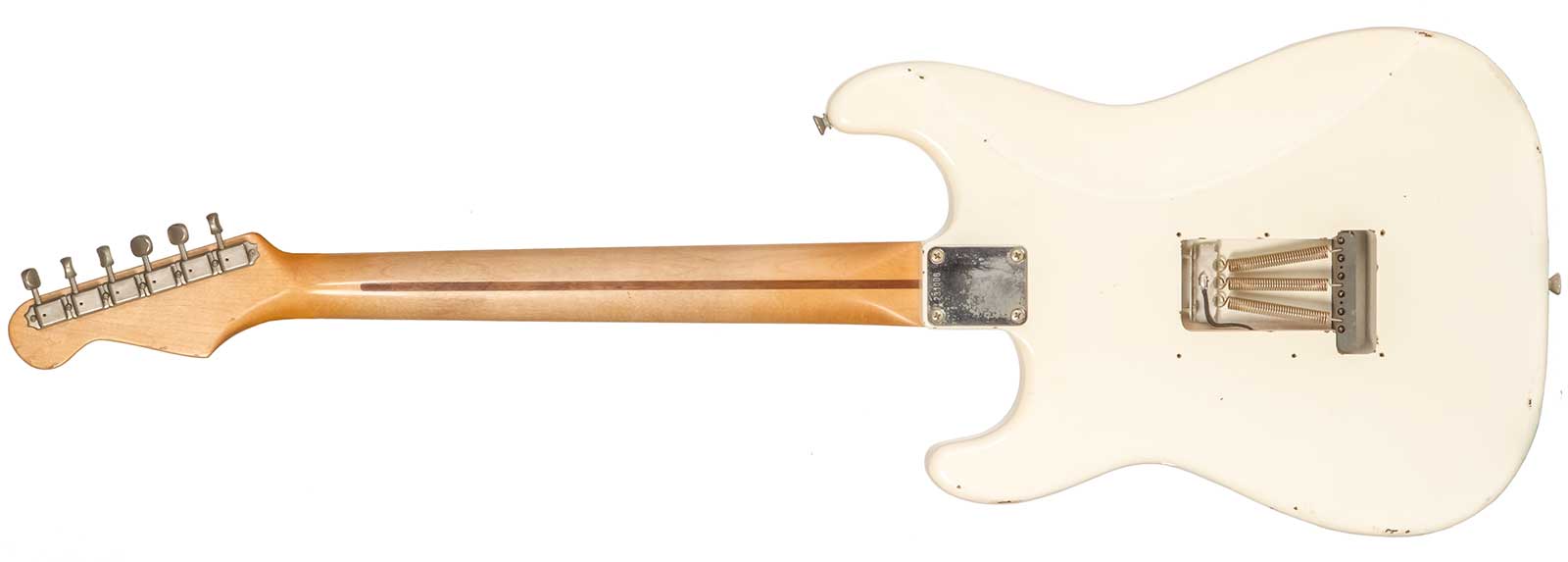 Rebelrelic S-series 1955 3s Trem Mn #231006 - Olympic White - Elektrische gitaar in Str-vorm - Variation 1