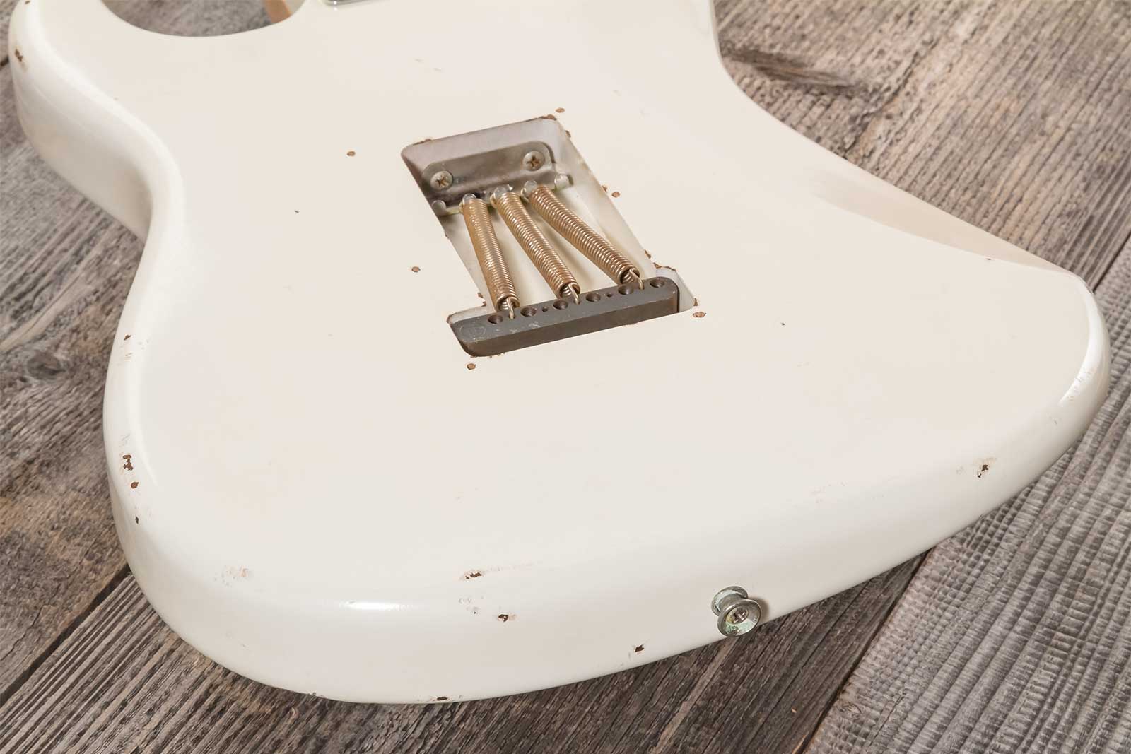 Rebelrelic S-series 1955 3s Trem Mn #231006 - Olympic White - Elektrische gitaar in Str-vorm - Variation 7