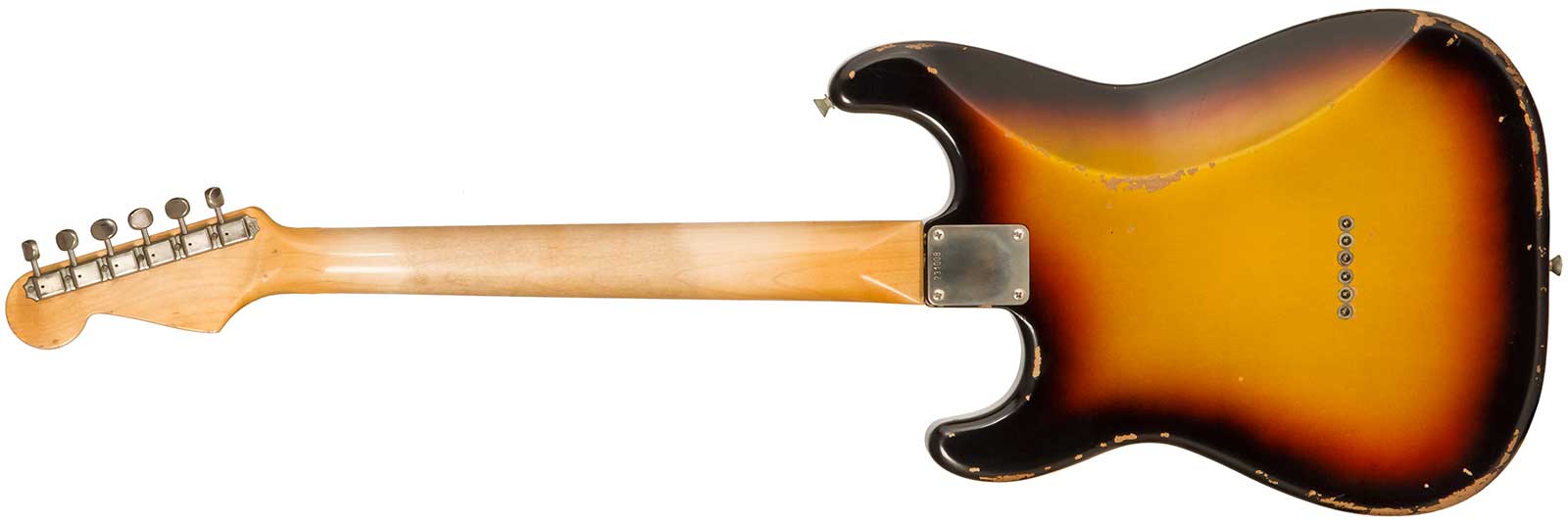 Rebelrelic S-series 1961 Hardtail 3s Ht Rw #231008 - 3-tone Sunburst - Elektrische gitaar in Str-vorm - Variation 1