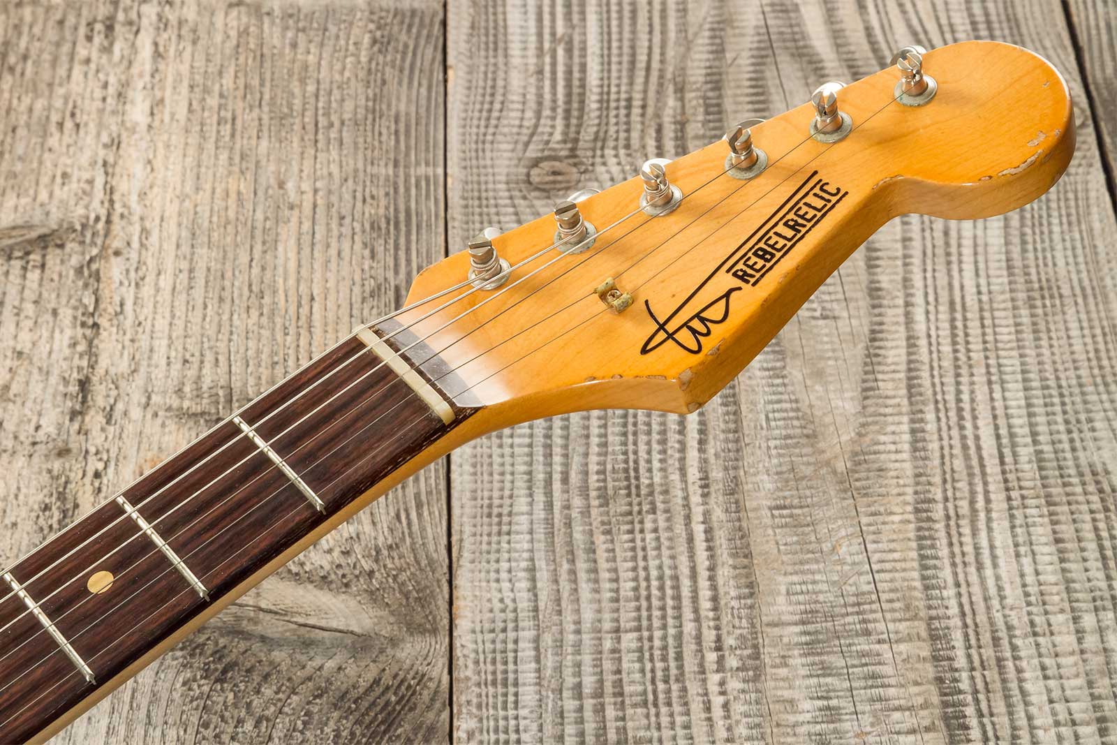 Rebelrelic S-series 1961 Hardtail 3s Ht Rw #231008 - 3-tone Sunburst - Elektrische gitaar in Str-vorm - Variation 8