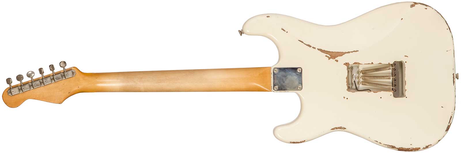Rebelrelic S-series 1962 3s Trem Rw #231002 - Olympic White - Elektrische gitaar in Str-vorm - Variation 1