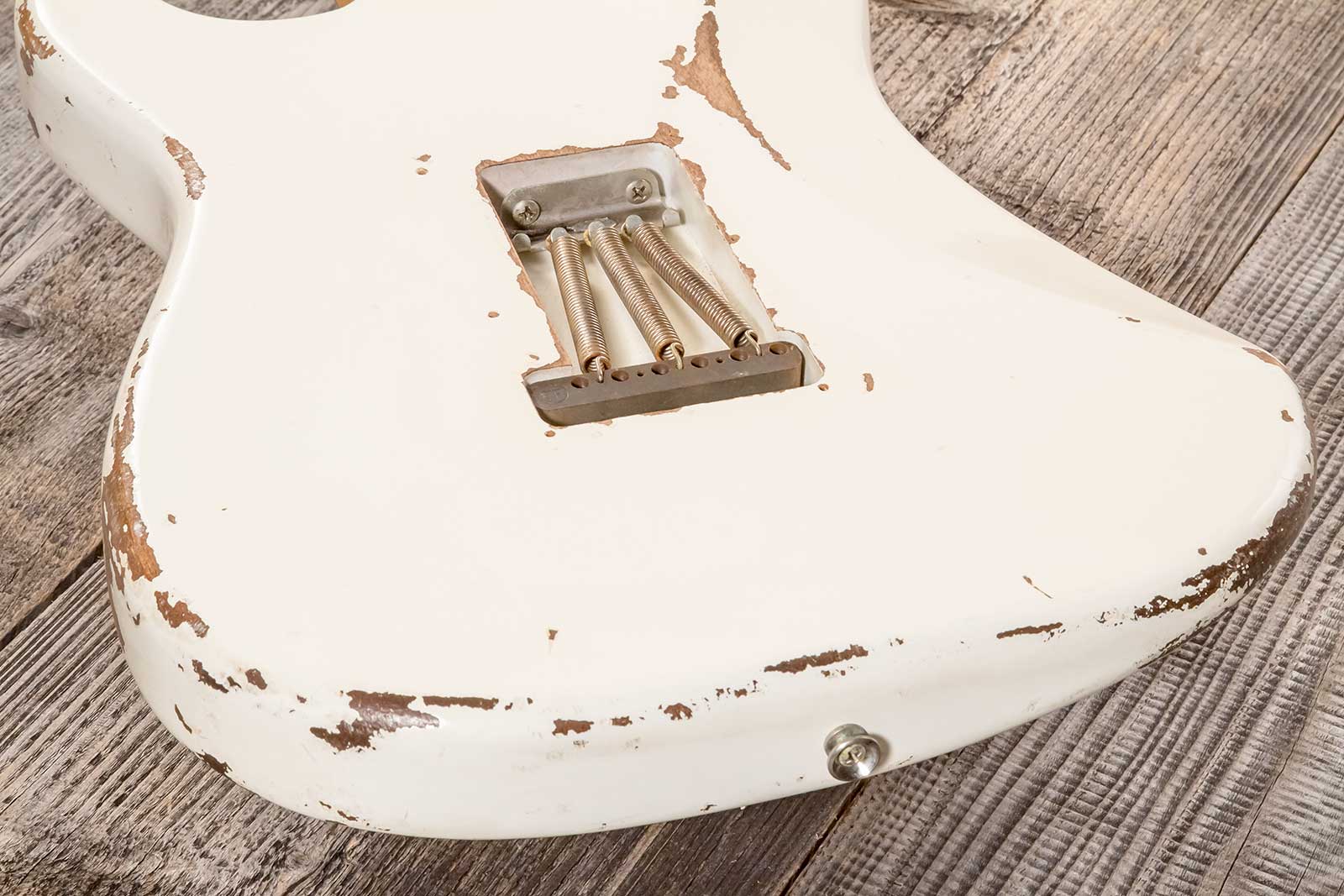 Rebelrelic S-series 1962 3s Trem Rw #231002 - Olympic White - Elektrische gitaar in Str-vorm - Variation 7