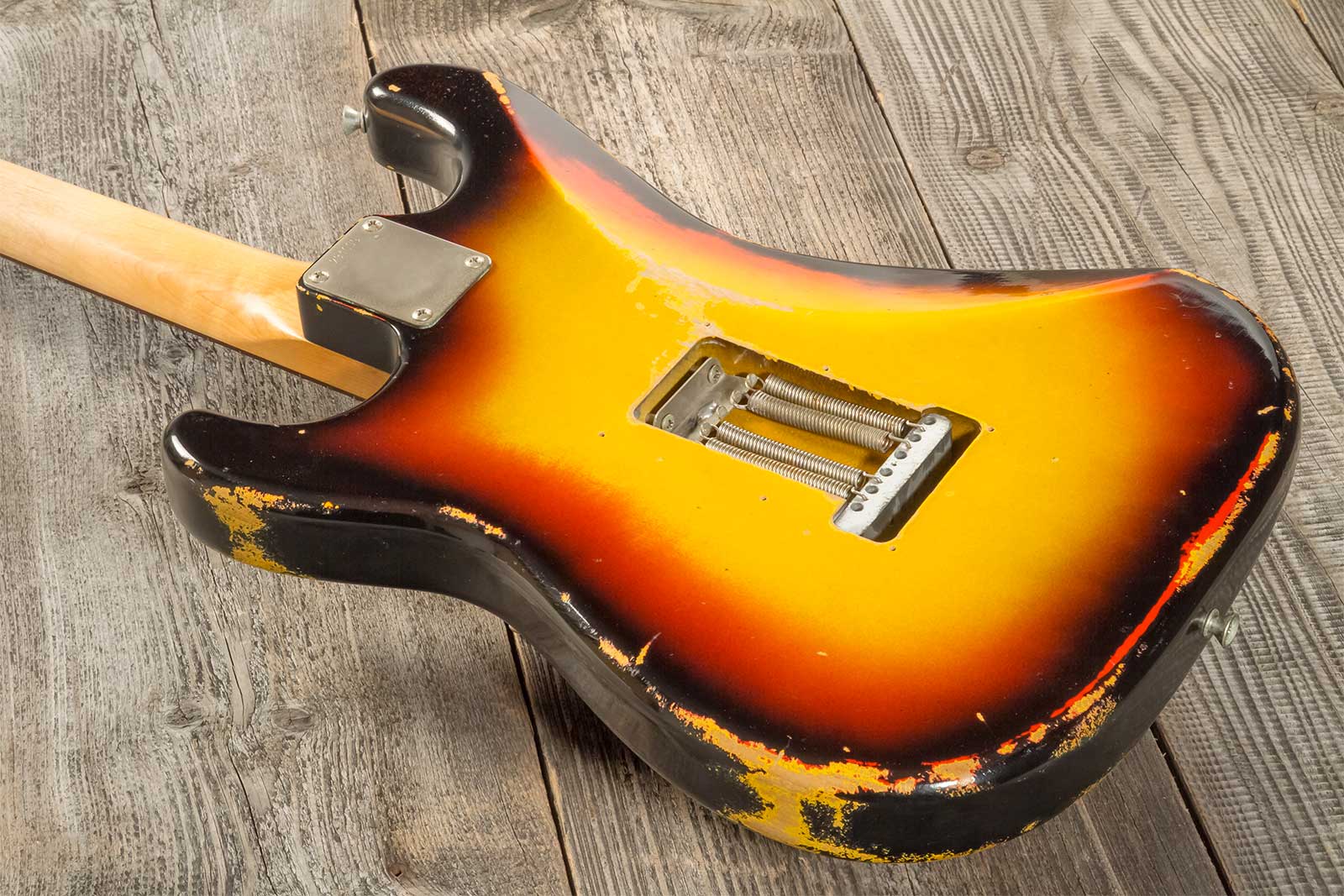 Rebelrelic S-series 1962 3s Trem Rw #231009 - 3-tone Sunburst - Elektrische gitaar in Str-vorm - Variation 5