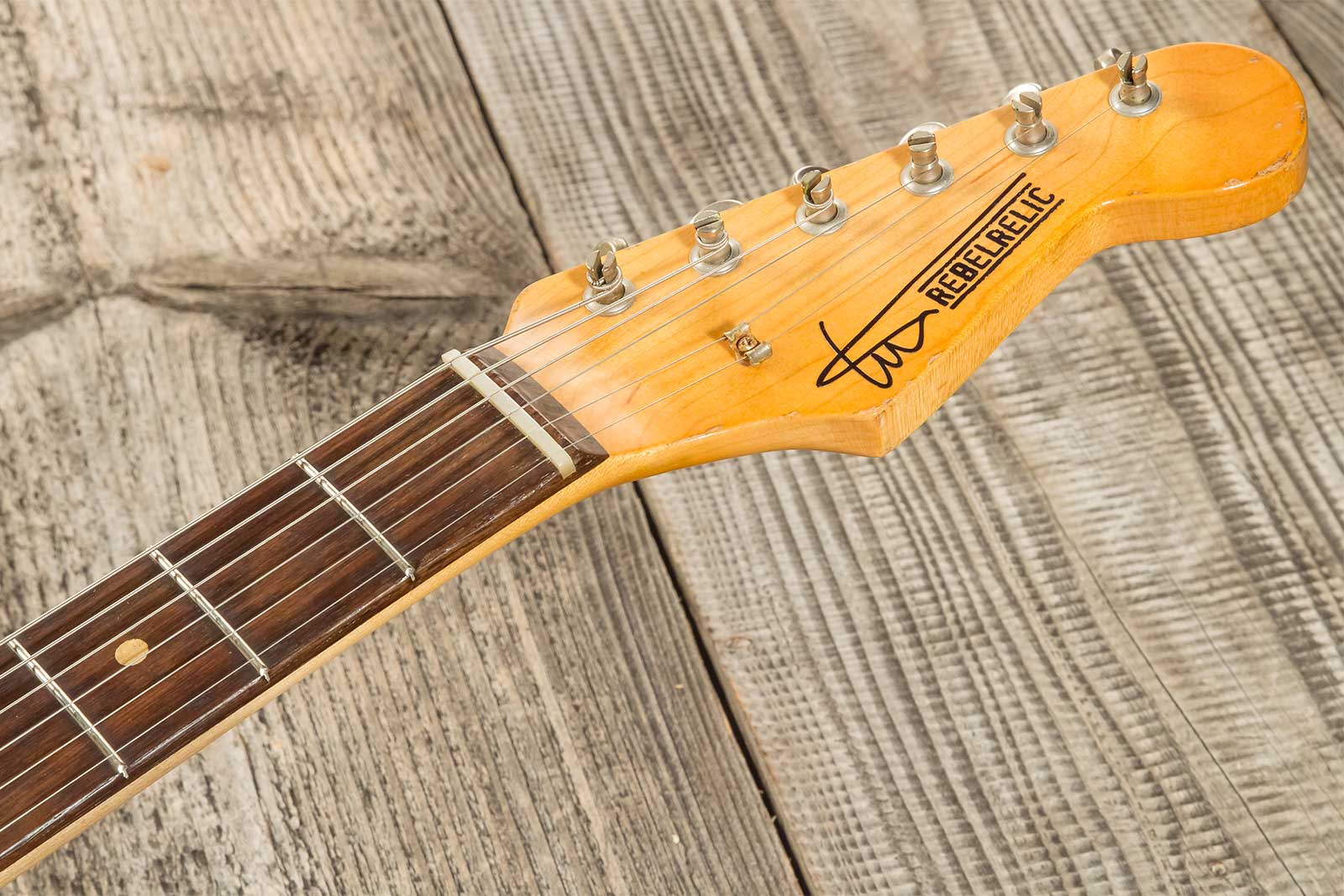 Rebelrelic S-series 1962 3s Trem Rw #231009 - 3-tone Sunburst - Elektrische gitaar in Str-vorm - Variation 8