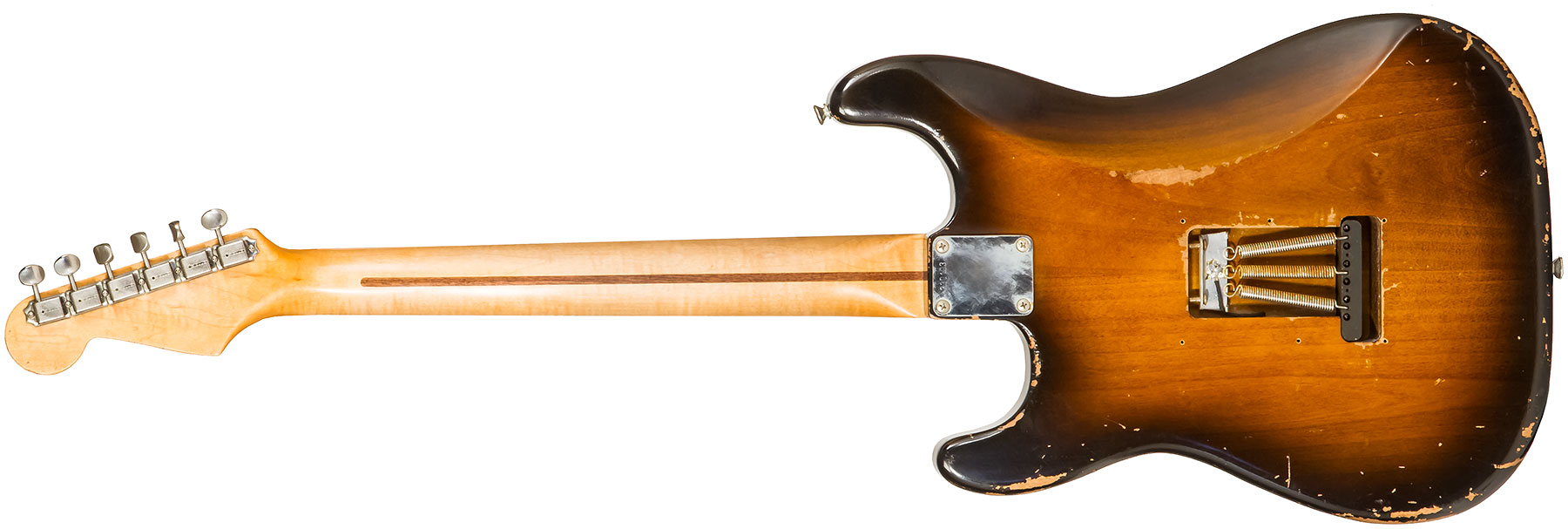 Rebelrelic S-series 54 3s Trem Mn #230103 - Medium Aged 2-tone Sunburst - Elektrische gitaar in Str-vorm - Variation 1