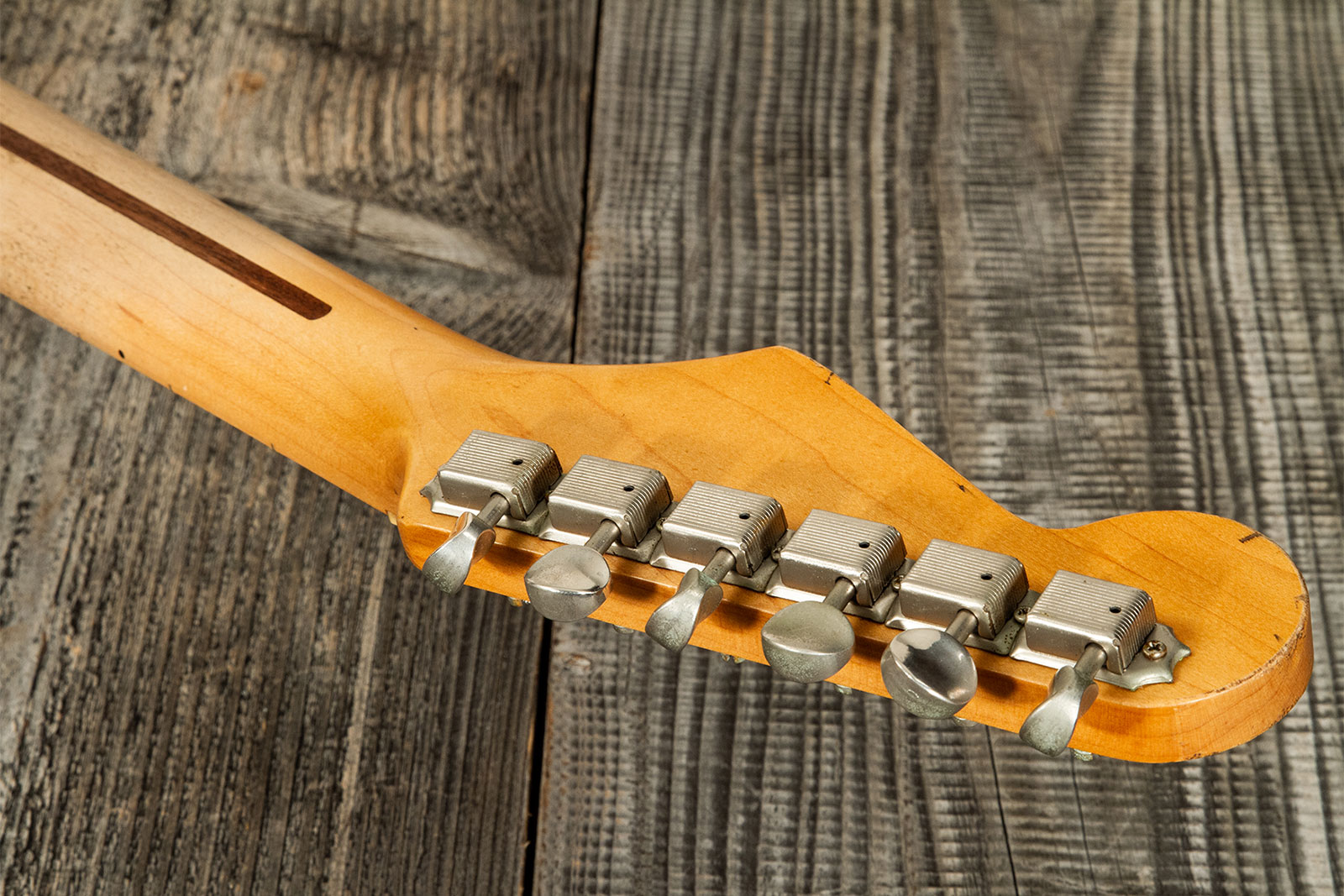 Rebelrelic S-series 55 3s Trem Mn #62191 - Light Aged Banana - Elektrische gitaar in Str-vorm - Variation 9