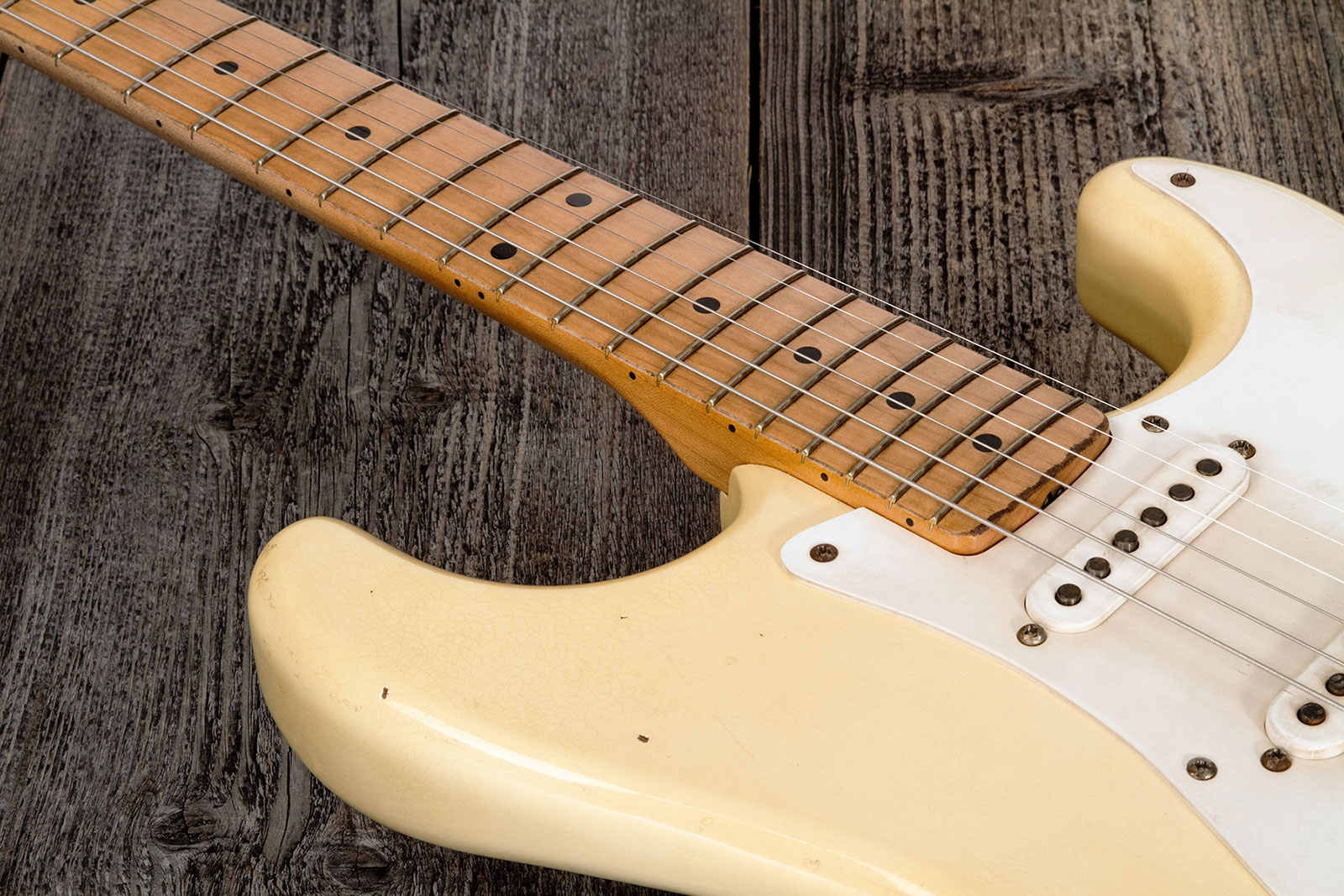 Rebelrelic S-series 55 3s Trem Mn #62191 - Light Aged Banana - Elektrische gitaar in Str-vorm - Variation 3