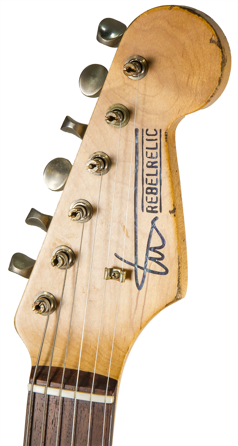 Rebelrelic S-series 62 Rw #62110 - Heavy Aging 3-tone Sunburst - Elektrische gitaar in Str-vorm - Variation 4