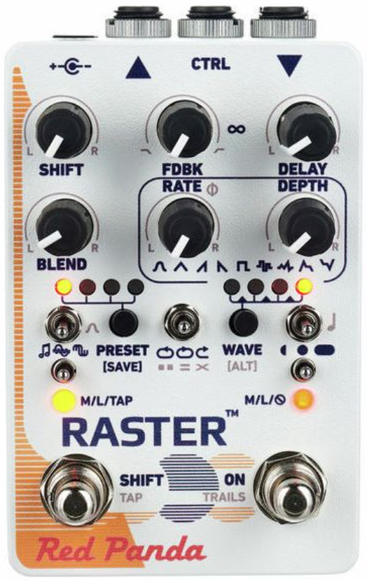 Red Panda Raster 2 Digital Delay - Reverb/delay/echo effect pedaal - Main picture