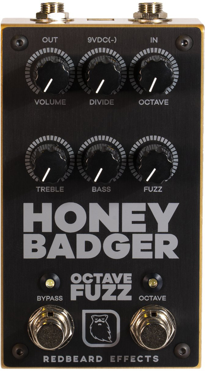 Redbeard Effects Honey Badger Octave Fuzz - Overdrive/Distortion/fuzz effectpedaal - Main picture