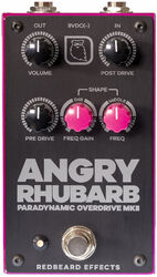 Overdrive/distortion/fuzz effectpedaal Redbeard effects Angry Rhubarb Paradynamic Overdrive MKII