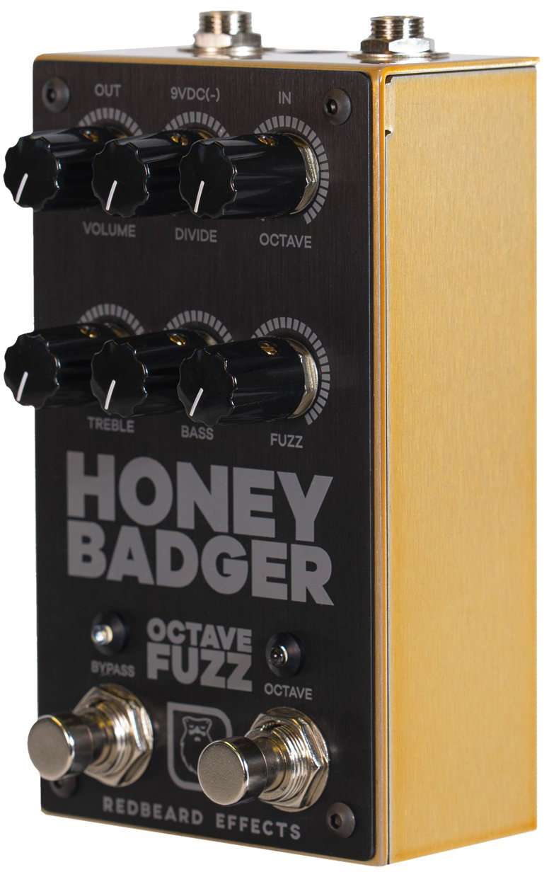 Redbeard Effects Honey Badger Octave Fuzz - Overdrive/Distortion/fuzz effectpedaal - Variation 1
