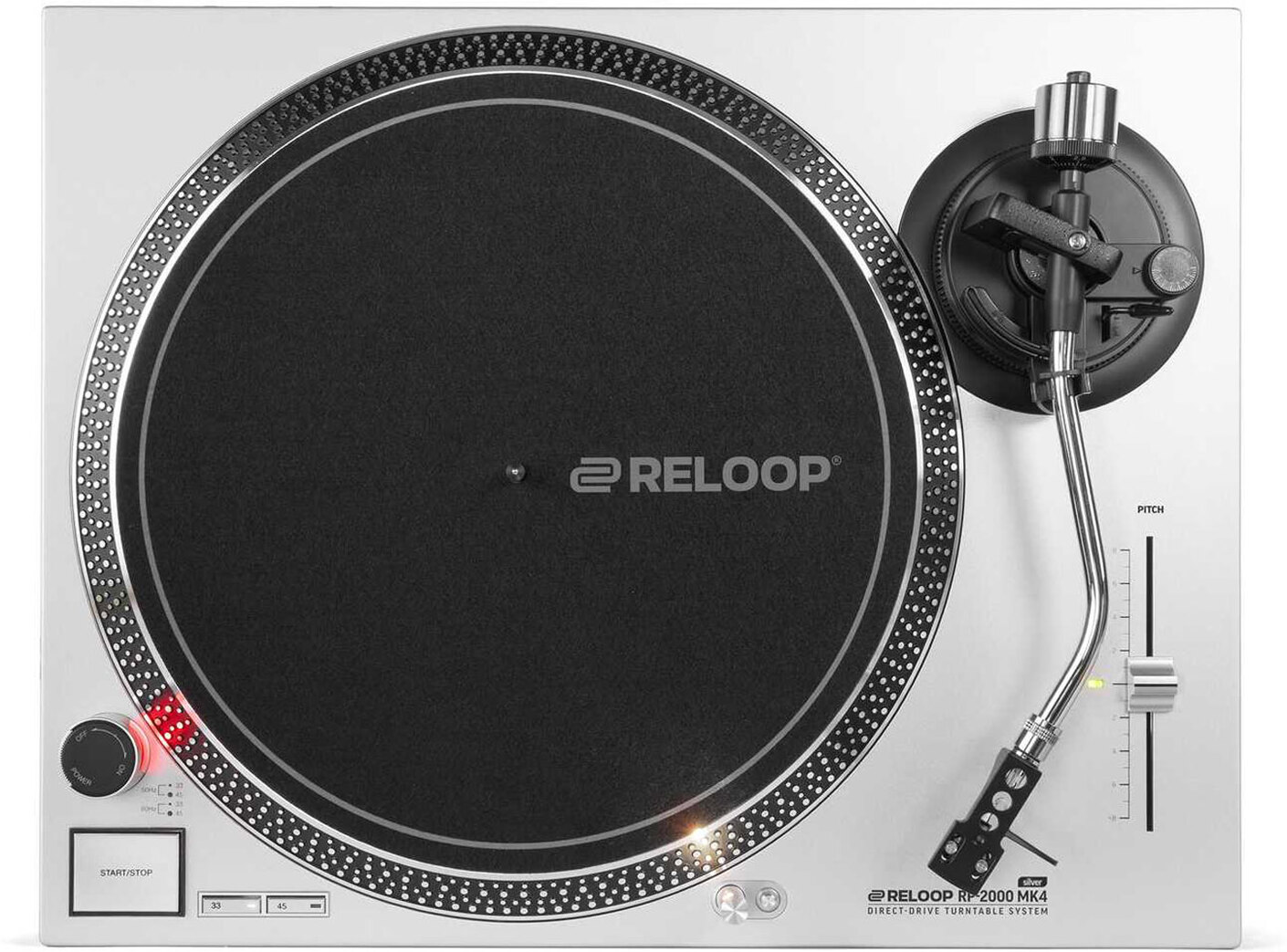 Reloop Rp-2000 Mk4 Silver - Vinyldraaitafel - Main picture