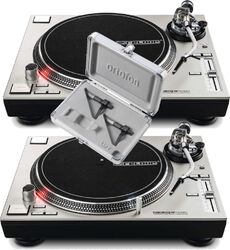 Full dj set Reloop 2 x RP-7000 MK2 Silver + CC MKII Twin Mix