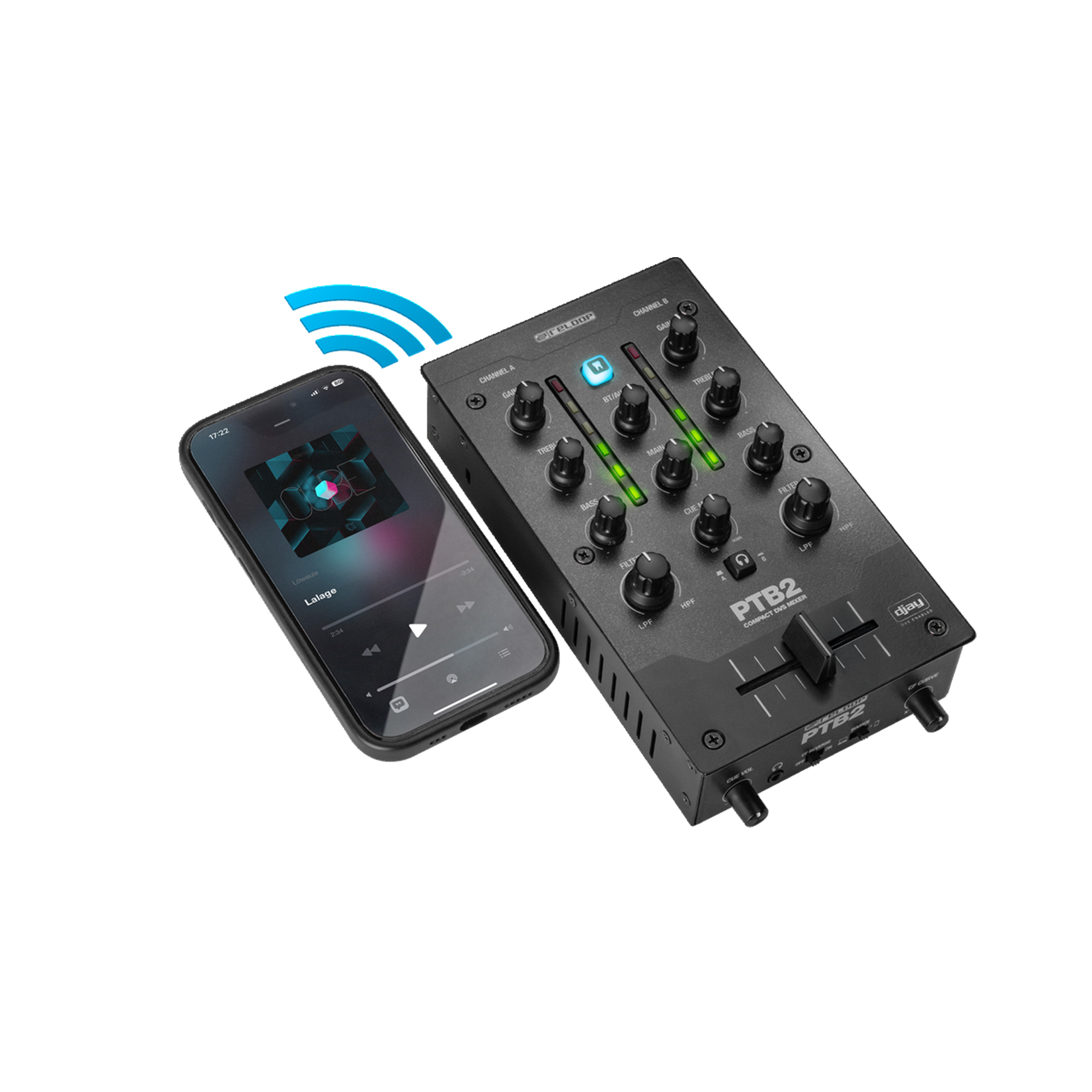 Reloop Ptb-2 - DJ-Mixer - Variation 6