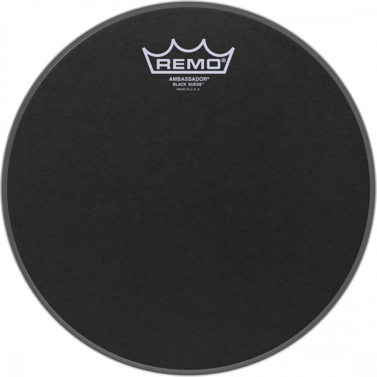 Remo Ambassador Black Suede 10 - 10 Pouces - Snarevel - Main picture
