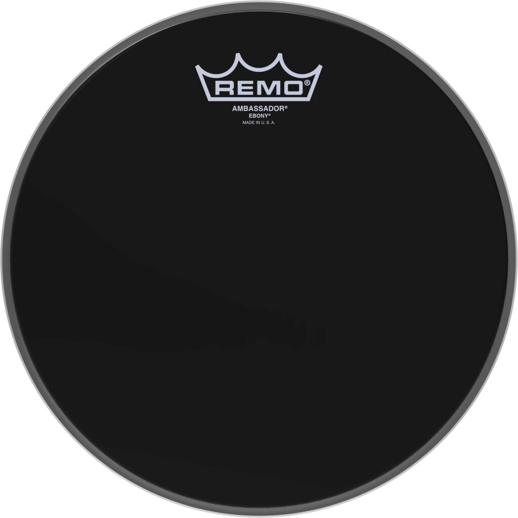 Remo Es-0010-00 Ebony Ambassador - 10 Pouces - Tomvel - Main picture