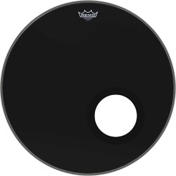Bassdrumvel Remo P3-1022-ES-DM Timbre Resonance Grosse Caisse P3 3 22 Ebony - 22 inches