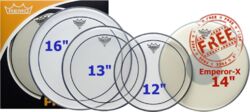 PACK PINSTRIPE TRANSPARENTE 12 13 16 + EMPEROR  X 14 SABLEE