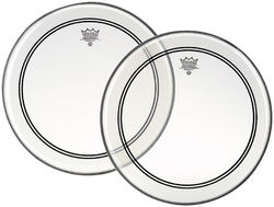 Bassdrumvel Remo Powerstroke 3 Ambassador transparente 26