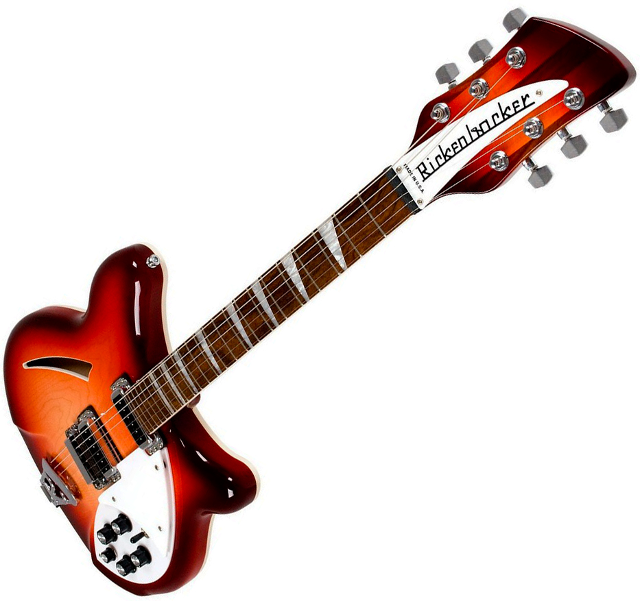 Rickenbacker 360 Fg 2h Ht Rw - Fire Glow - Semi hollow elektriche gitaar - Variation 1