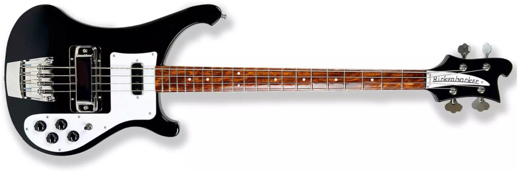 Rickenbacker 4003 Jg Jetglo Black - Jetglo - Solid body elektrische bas - Main picture