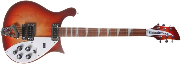 Rickenbacker 620 Fg Ss Ht Rw - Fireglo - Retro-rock elektrische gitaar - Main picture