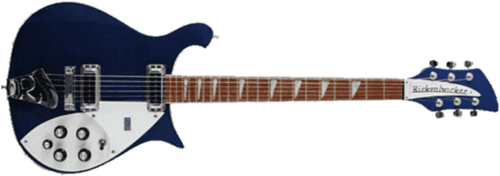 Rickenbacker 620 Mbl Ss Ht Rw - Midnight Blue - Retro-rock elektrische gitaar - Main picture
